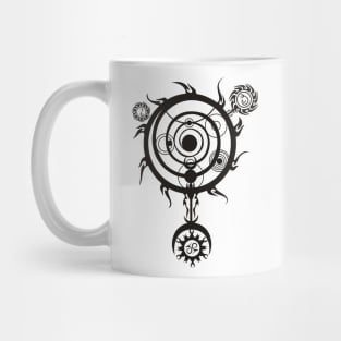 Black Spell Magic Circle Mug